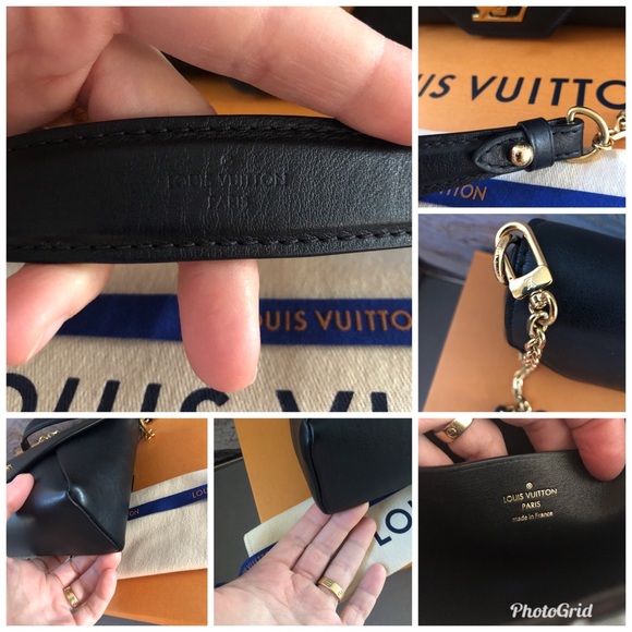 Louis Vuitton Calfskin ‘Love Note’ Black Chain Bag - Picture 8 of 8